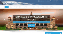 Desktop Screenshot of mysoretravels.com
